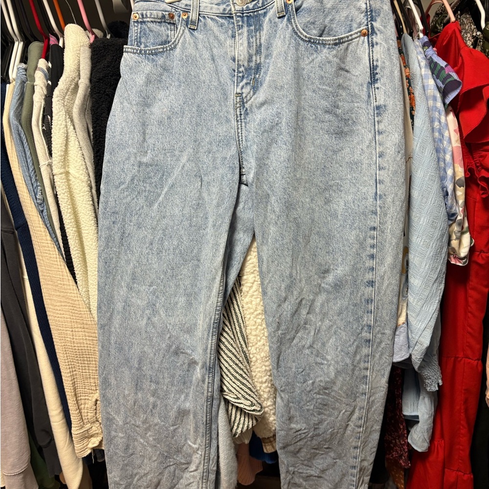 Levi's Light Blue Straight Leg Jeans